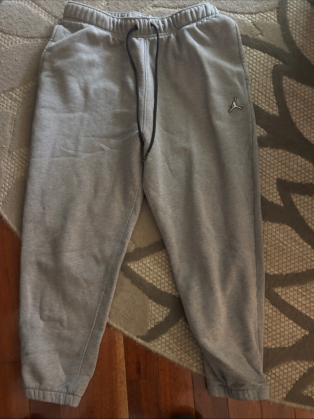 Jordan Light Gray Jumpman Fleece Joggers